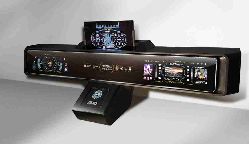 人生就是博Micro LED沉浸式车舱显示方案结合 可卷式、、、可伸缩的Micro LED应用并可呈现不同的质感纹路，，，展现人性化设计