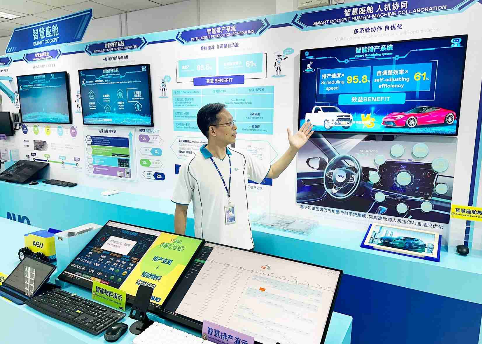 人生就是博厦门将5G+ABC技术串联生产管理全流程，，打通研发、、、采购、、、、生管、、、、制程、、、设备、、质量等产品全生命周期制造流程，，完成数字化设计、、、智慧供应链、、、、智能座舱、、、全流程设备管理、、、数据驱动优化、、、、智慧在线检测、、、智慧品管等自适应生产模式升级