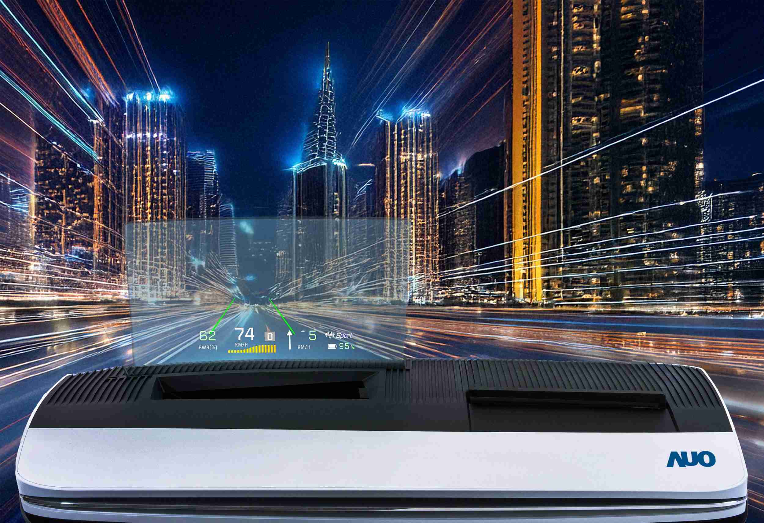 人生就是博推出13吋Micro LED抬头显示器，，，提供高入眼亮度、、、、高色彩饱和度的显示质量，，，在阳光下或黑暗中都清晰可见，，并利用Micro LED模块体积小的优势，，，解决车用空间有限的痛点